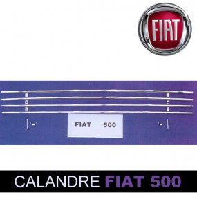 Rejilla de radiador (calandra) para Fiat 500 cabrio (tubo)