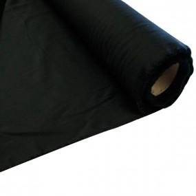 Czarne płótno kretonowe o szerokości 150 cm