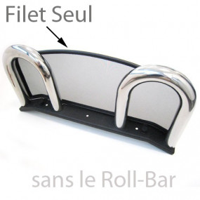 Filet coupe-vent pour roll bar Fiat Barchetta cabriolet