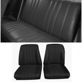 Complete trim for front seats and rear bench for Peugeot 204 coupe