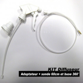 Diffuser kit with adapter, probe and nozzle