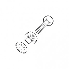 Kit foratura Ø 6mm in acciaio inox per portapacchi
