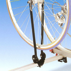 Bicycle front wheel carrier
