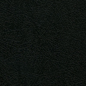 Black faux leather