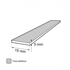 Banda (faixa) de borracha celular impermeável 5mm x 15mm