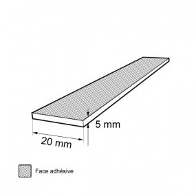 Banda (faixa) de borracha celular impermeável 5mm x 20mm