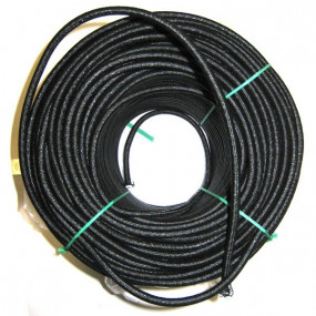 Bungee-Seil pro laufendem Meter, Durchmesser 5,5 mm von schwarzer Farbe