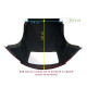 Capota Jaguar XK 120 Roadster descapotable en Alpaca con luneta trasera de PVC sin Zip