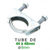 Collier d'échappement pour serrage de 44mm à 48mm