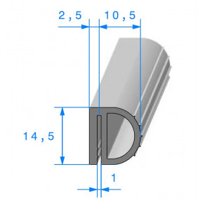 Uszczelka izotermiczna - 14,5 x 13 mm