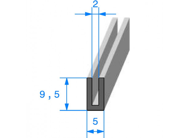 Guarnizione di finitura a forma di U (27135)