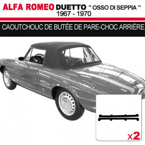 Caoutchouc de butée de pare-choc arrière de cabriolets Alfa Romeo Spider Duetto