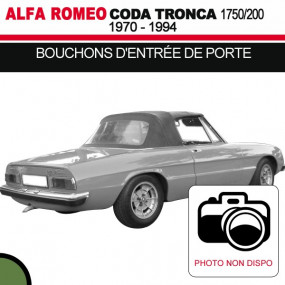 Bouchons d'entrée de porte pour cabriolets Alfa Romeo Série II Coda Tronca