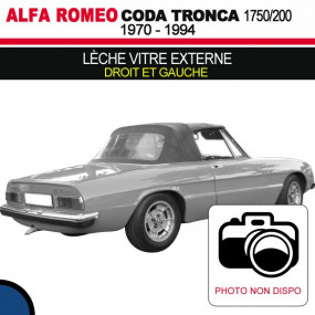 Rechter und linker äußerer Fensterdichtung Alfa Romeo Serie II Coda Tronca