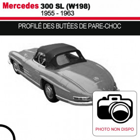 Profilé des butées de pare-choc pour les cabriolets Mercedes 300 SL