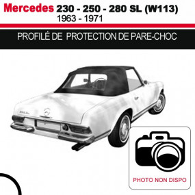 Perfil de protección de parachoques para Mercedes descapotables 230 250 280 SL