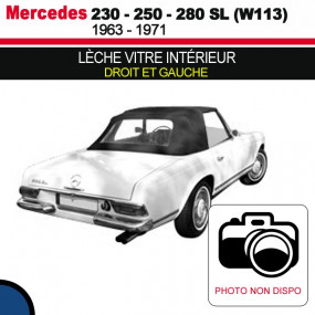Guarnizione vetri interni per Mercedes cabriolet 230 250 280 SL