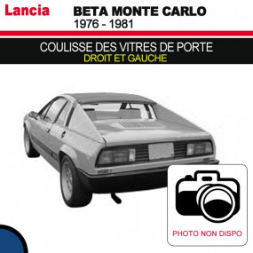 Coulisse des vitres de porte pour les cabriolets Lancia Beta Monte Carlo