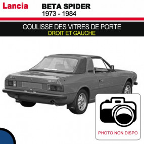 Coulisse des vitres de porte pour les cabriolets Lancia Beta Spider