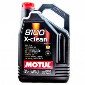 Aceite Motul 8100 X-clean 5W40 5L: