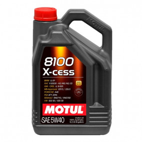 Huile Motul 8100 X-cess 5W40 - 5L