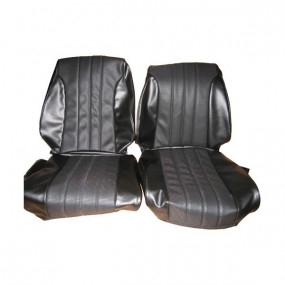 Complete fittings for front seats and rear bench (25107C) for Peugeot 204 and 304 coupé - Made in France