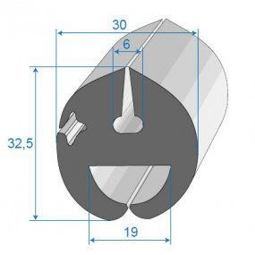 Vedante (selo) da chave - 30 x 32,5 mm
