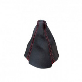 Black leather gearshift gaiter for "Peugeot 205 CTI"