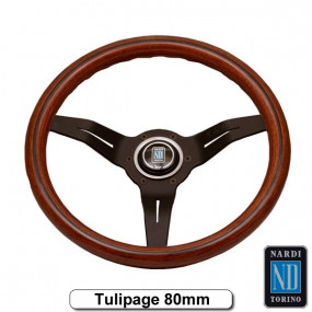 DEEP CORN Mahogany wood steering wheel (Nardi)