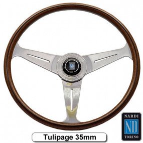 Replica Line 60s wooden steering wheel (Nardi)