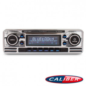 Caliber Retrolook de rádio de carro (RMD120BT) 12V