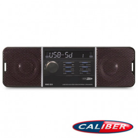 Radio de coche Caliber (RMD213) de 12 V con altavoces integrados de 25 W