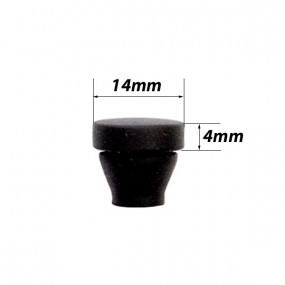 Butée de capot et de porte Ø extérieur 14mm & 4mm