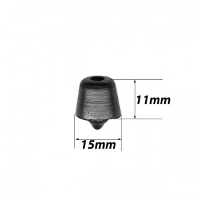 Butée de capot et de porte Ø extérieur 15mm & Ø hauteur 11mm