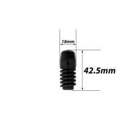 Butée de capot et de porte Ø extérieur 18mm - hauteur 42.5mm