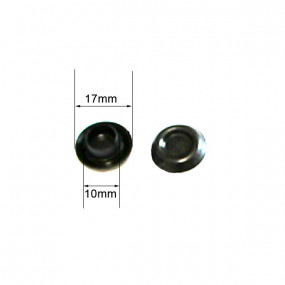 Round floor hole plug Ø 10mm - external diameter of the shutter 17mm