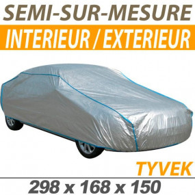 Semi-maßgeschneiderte Autoschutzhülle (autoabdeckung für Innen/Außen) aus Tyvek® (S7) - Autoschutzhülle (autoabdeckung): Cabrio-