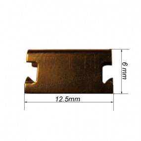 8 abrazaderas de acero 2,5 mm-3,5 mm