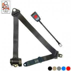 Ceinture avant 4 points Securon avec enrouleur pour Alfa Romeo Spider Duetto cabriolet