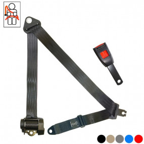 Ceinture avant 4 points Securon avec enrouleur pour Mercedes 350 SL (R107) cabriolet