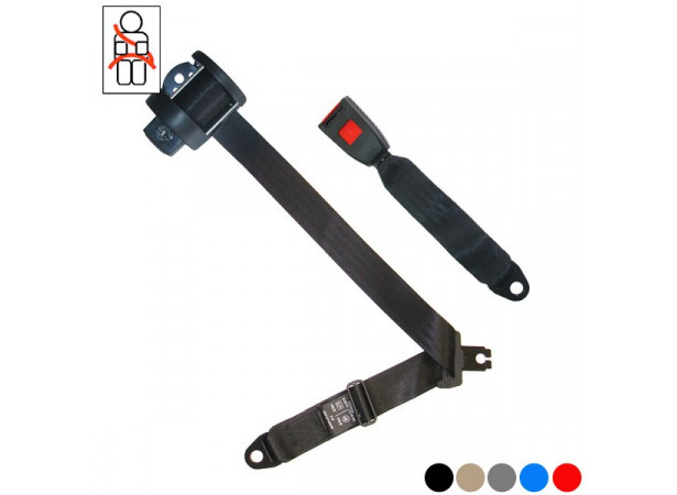 Ceinture arrière 3 points Securon avec enrouleur pour Alfa Romeo Duetto cabriolet
