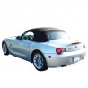 Bmw Z4 convertible convertible soft top in Alpaca Twillfast II with heated glass bezel