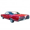 Capote auto Buick LeSabre cabriolet en vinyle avec lunette arriere en PVC