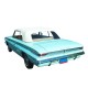 Buick Special Cabrio-Autoverdecke aus Vinyl auf Baumwollleinwand mit PVC-Heckscheibe
