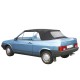 Soft top Lada Samara Natacha convertible in Sonnenland Alpaca with PVC rear window