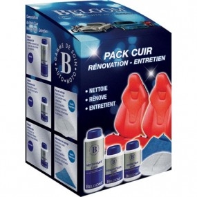 Belgom® cleaning, renovation and maintenance pack for leather