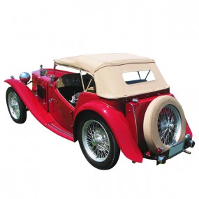 Soft top MG TC convertible in Stayfast® cloth