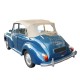 Soft top Morris Minor convertible in Alpaca, soft bezel