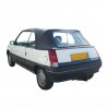 Soft top Renault R5 EBS convertible in Vinyl with rear window in PVC