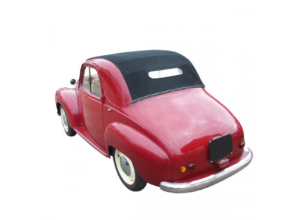 Capote per auto cabrio Simca 6 in vinile su tela di cotone con lunotto in PVC